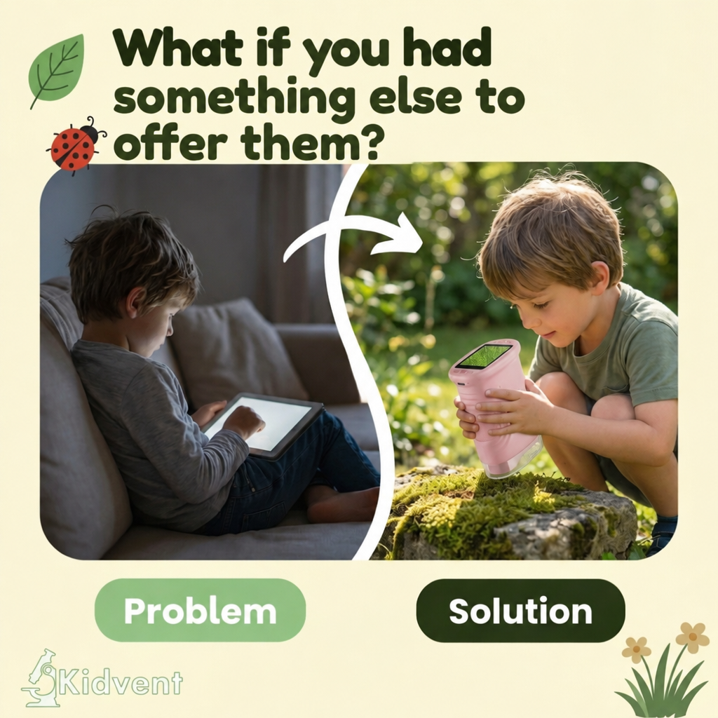 Tablet vs Kidvent microscope