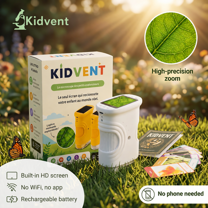 Kidvent microscope in white